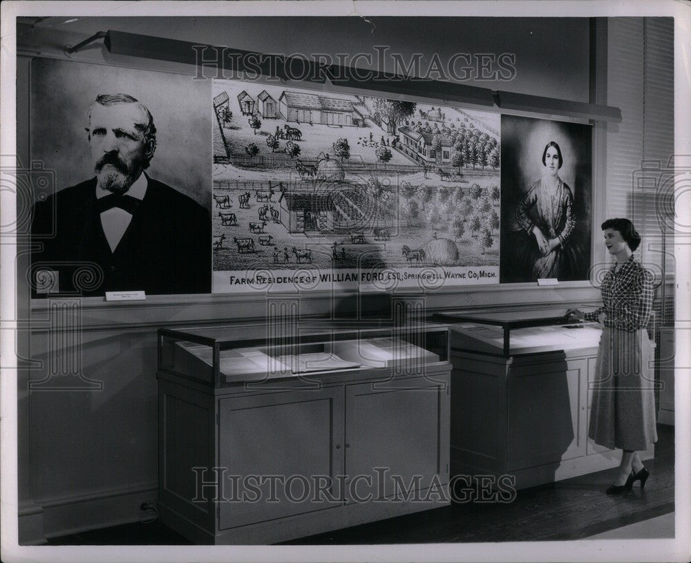 1953 Press Photo New Ford Museum William Ford Esquire - Historic Images