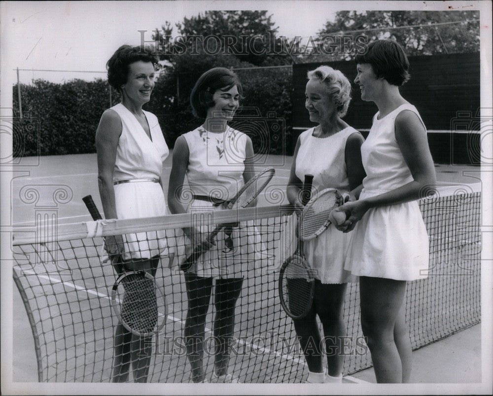 1965 Press Photo kent country club ladies tennis - Historic Images