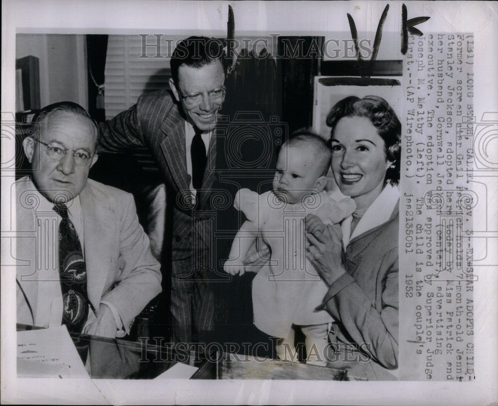 1952 Press Photo Gail Patrick Actress - Historic Images