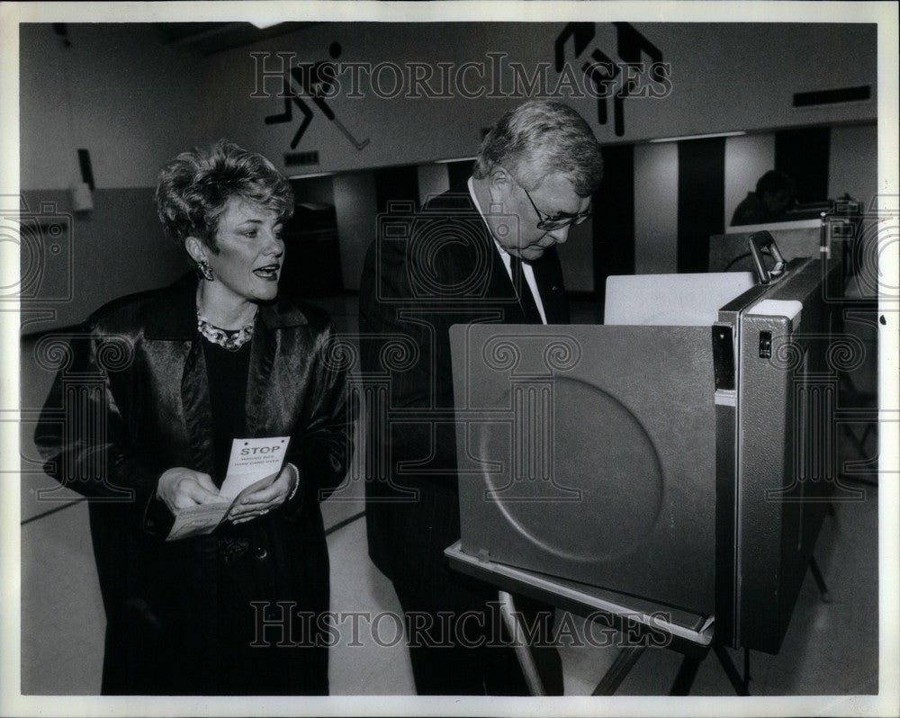 1992 Press Photo Oakland County Executives - Historic Images