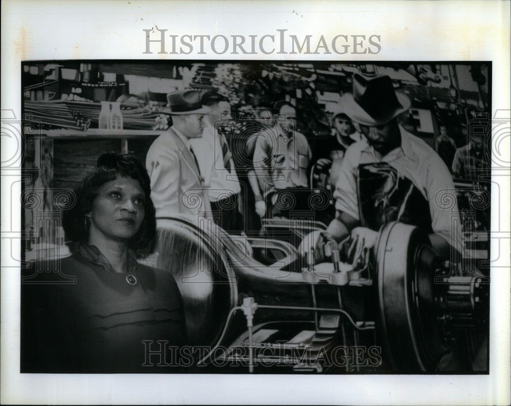 1981 Press Photo Joan Patterson UAW vice president - Historic Images