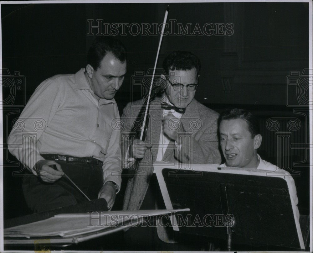 1959 Press Photo Mischa Mischakoff James Tamburini - Historic Images