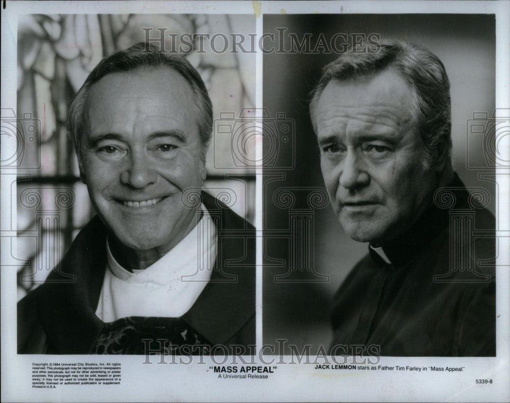 1985 Press Photo Jack Lemmon Actor - Historic Images