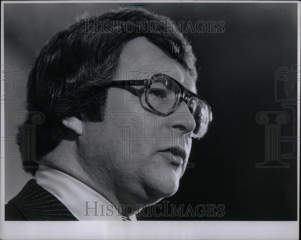 1978 Press Photo Brooks Patterson Detroit Press Club - Historic Images