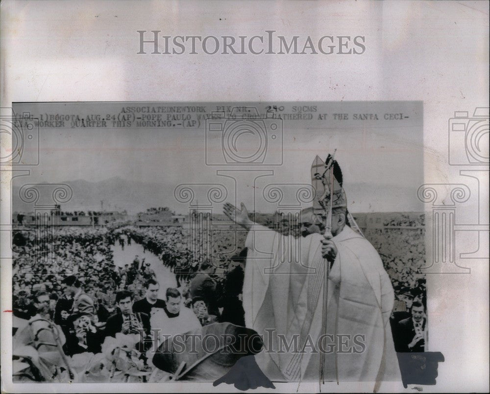 1968 Press Photo Pope Paul VI - Historic Images