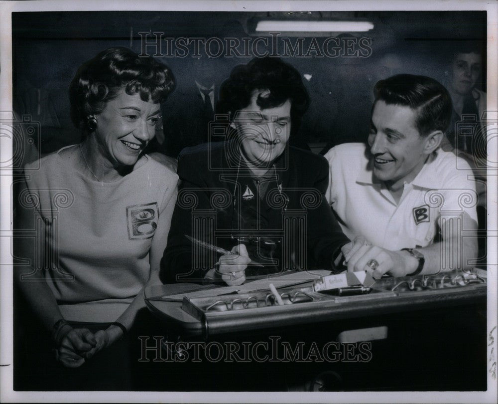 1963 Press Photo Billy Golembiewski Doubles - Historic Images