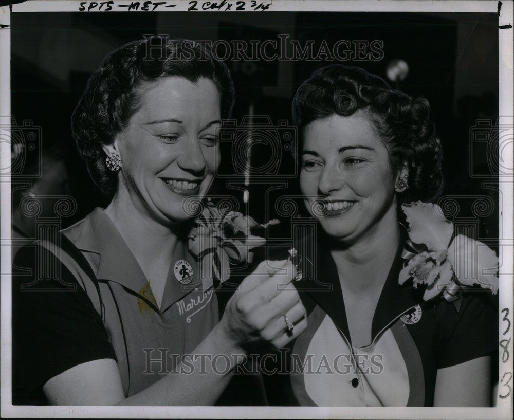 1953 Press Photo Maria Landewig - Historic Images