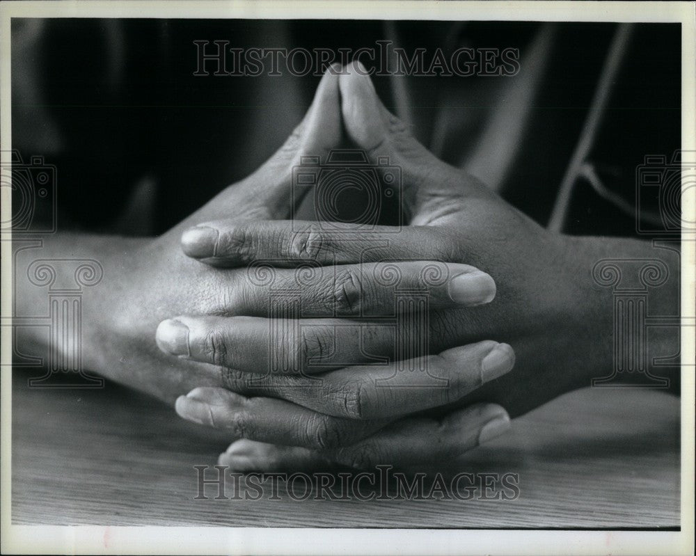 1984 Press Photo William Caveman Lee Jackson Prison - Historic Images