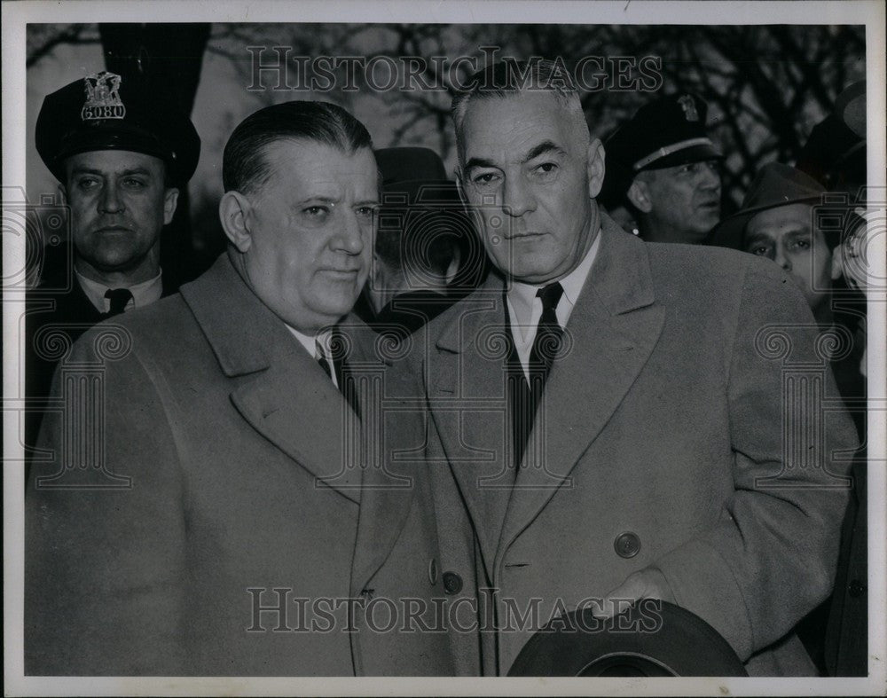 1947 Press Photo Charles Bidwell Fred Mandel - Historic Images