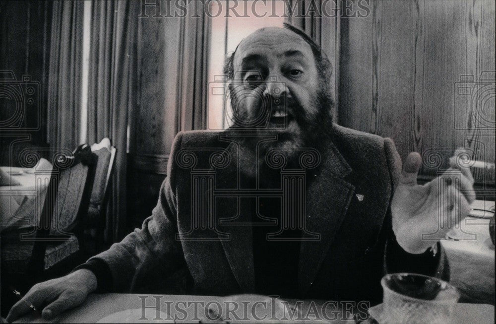 1976 Press Photo Zero Mostel Actor - Historic Images