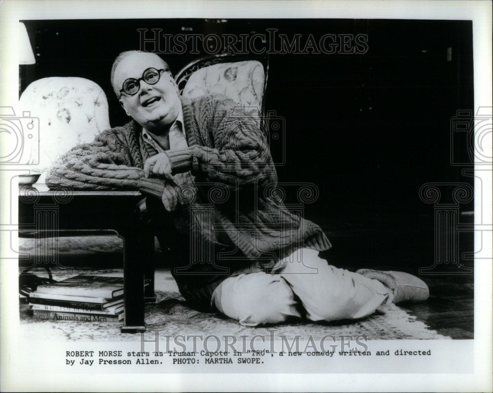 1992 Press Photo Robert Morse American actor - Historic Images