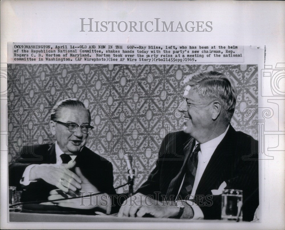 1969 Press Photo Ray CharlesRep. National Committee - Historic Images