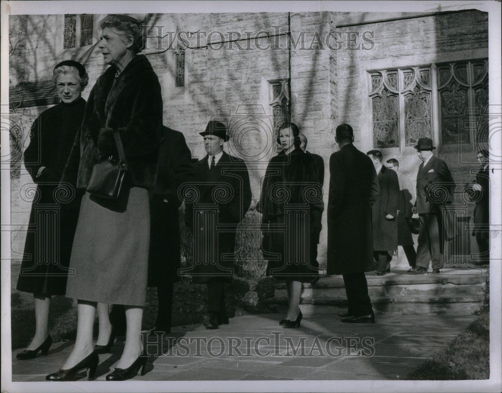 1956 Press Photo Mrs. Fred T. Murphy&#39;s Family - Historic Images