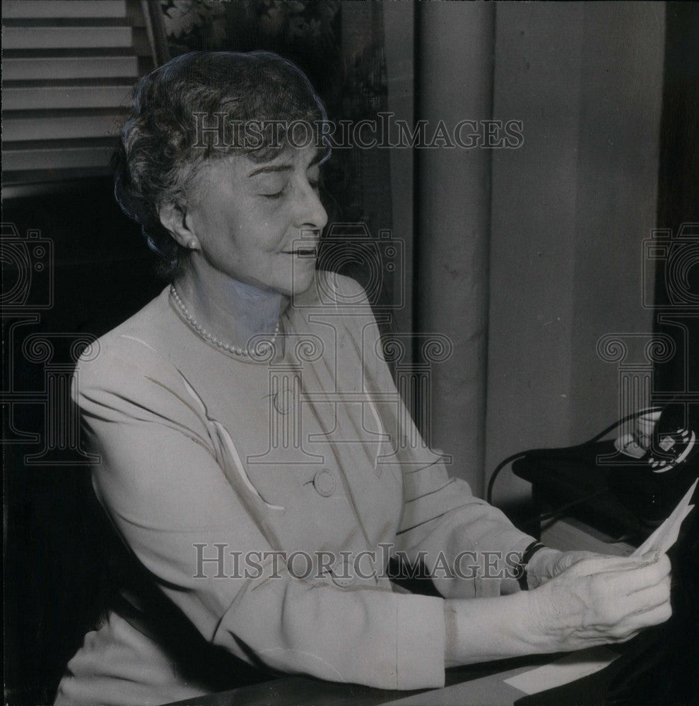 1951 Press Photo Mrs. Fred T. Murphy - Historic Images