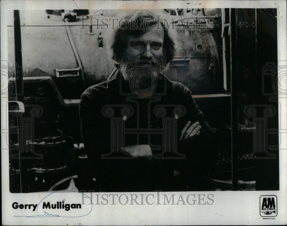 1973 Press Photo Gerry Mulligan American jazz - Historic Images