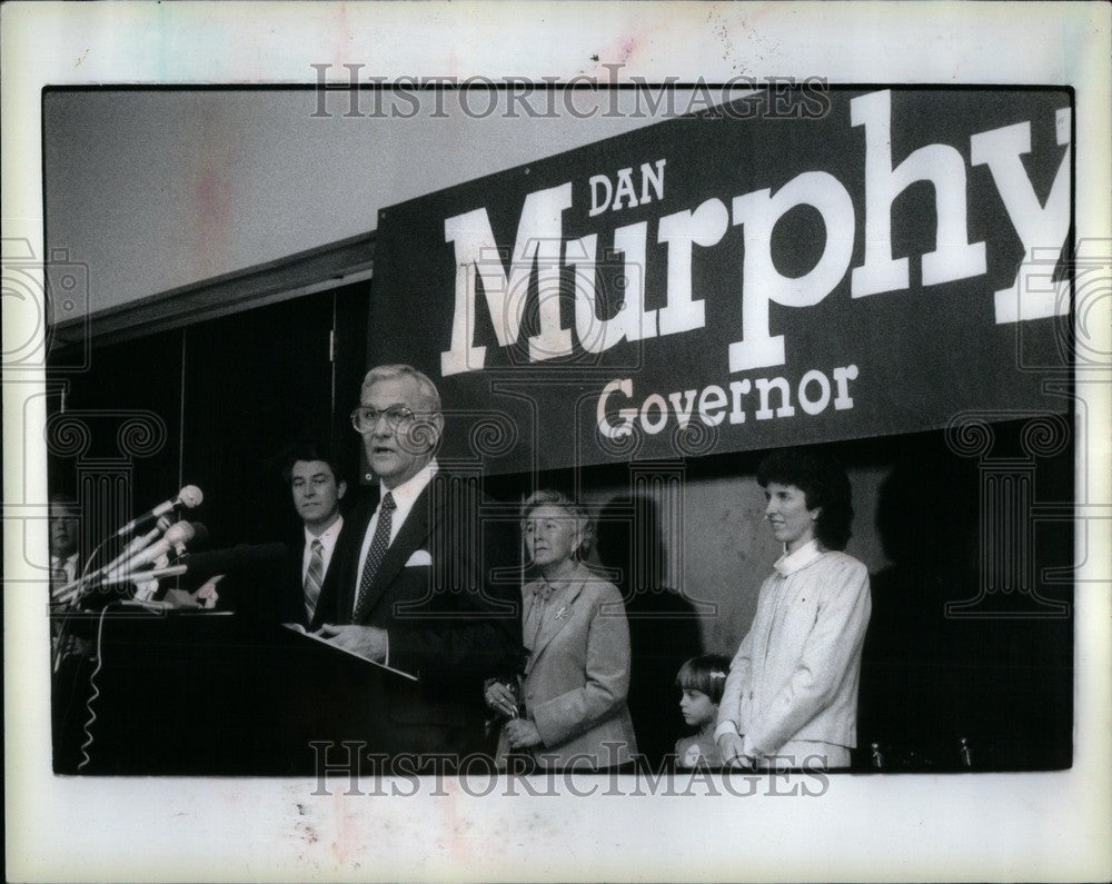 1990 Press Photo Daniel Murphy Michigan executive - Historic Images