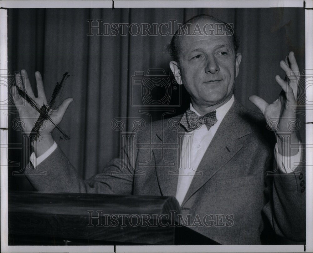 1950 Press Photo David Lilienthal politician TVA - Historic Images