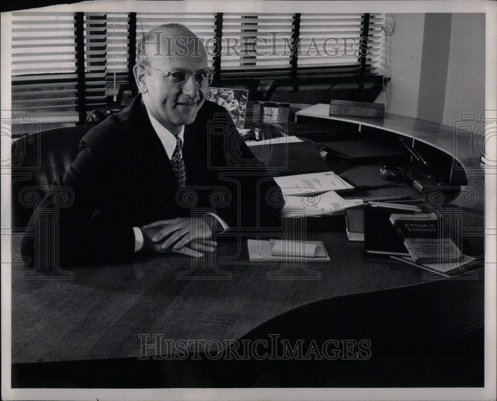 1949 Press Photo David E. Lilienthal Government Atomic - Historic Images