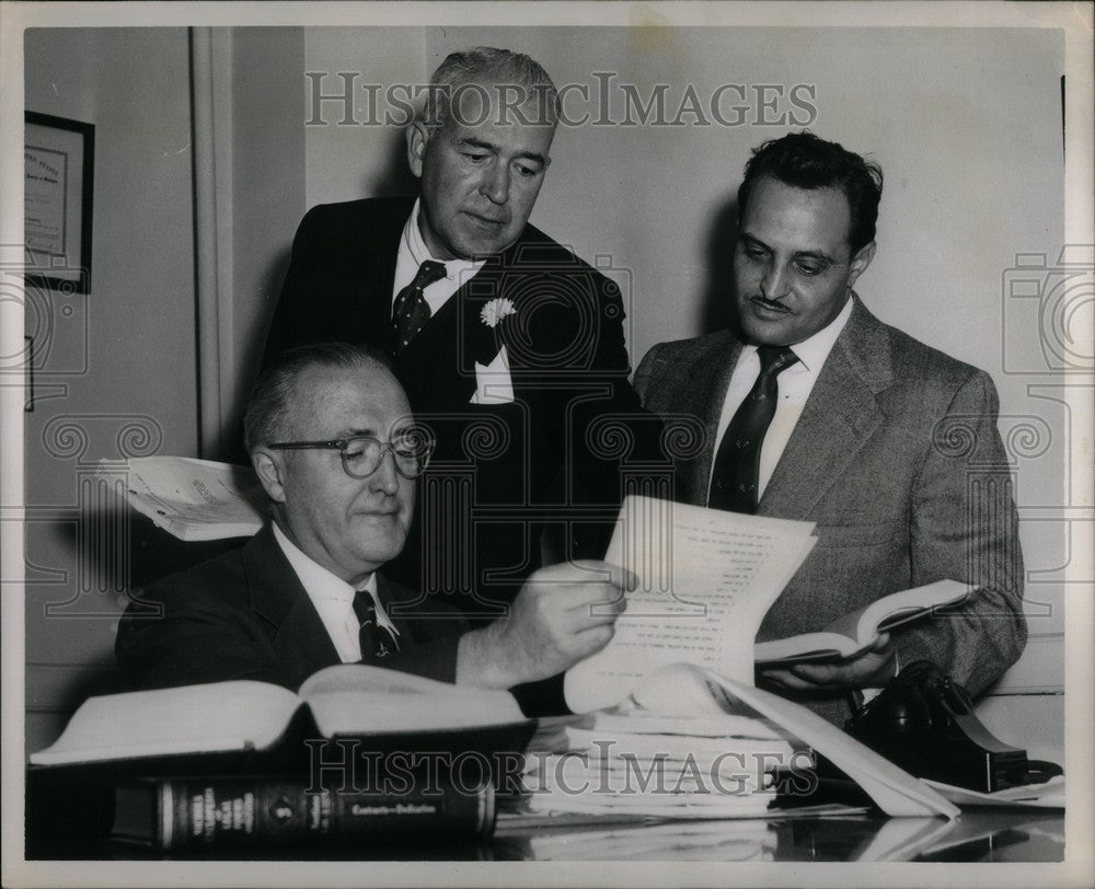 1953 Press Photo watson montante haggerty calloway - Historic Images