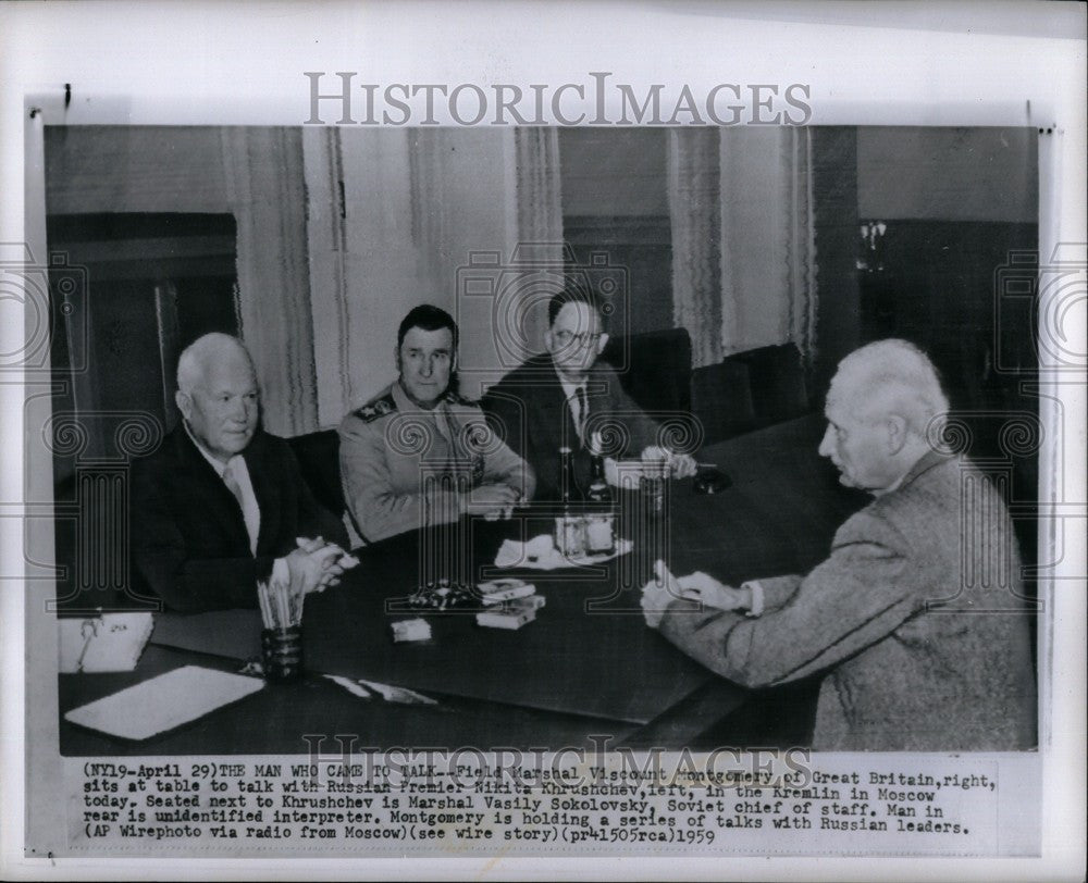 1959 Press Photo nikita khrushchev led-cold war soviet - Historic Images