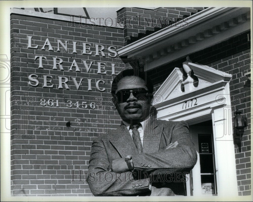 1985 Press Photo Milton Lanier - Historic Images