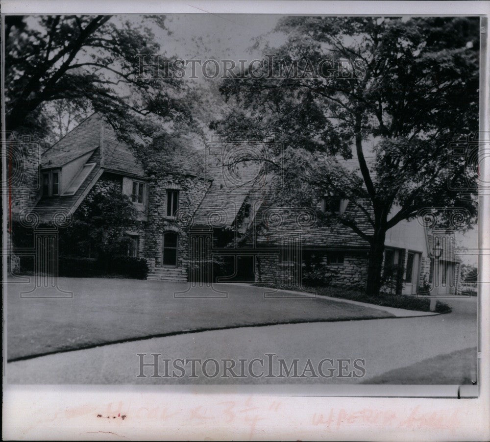 1966 Press Photo Charles Percy suburban home - Historic Images