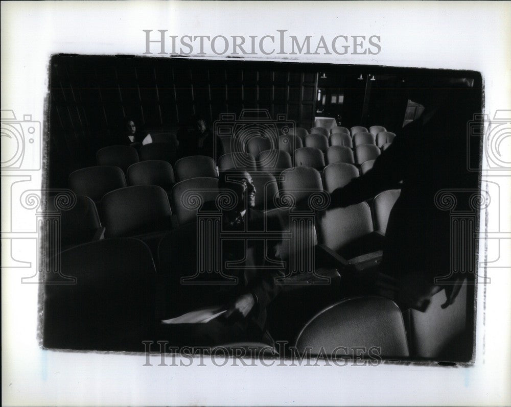 1993 Press Photo Huel Perkins Detroit Central High - Historic Images