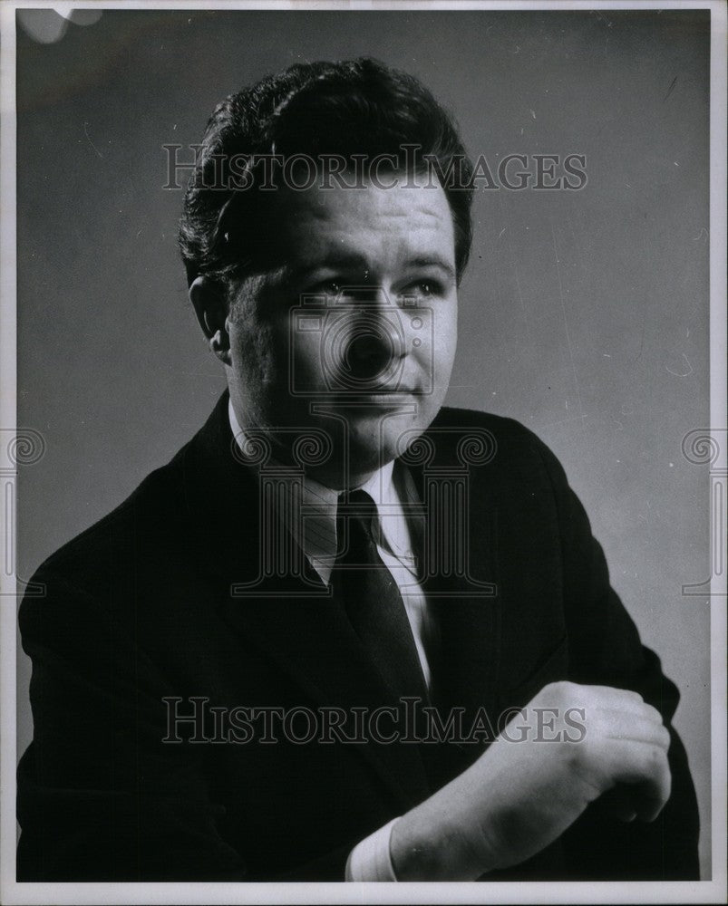 1966 Press Photo Jim Mitchell American Cartoonist - Historic Images