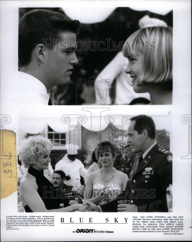 1995 Press Photo Jessica Lange Actress - Historic Images