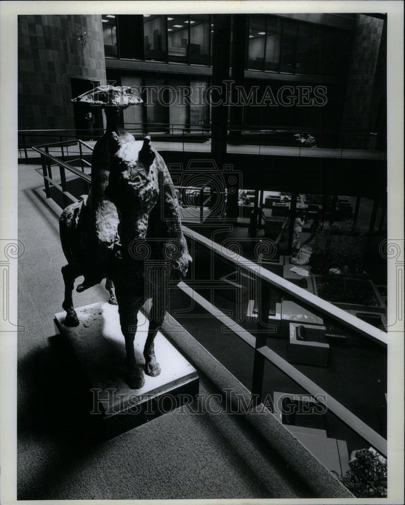 1980 Press Photo Lobby K Mart - Historic Images