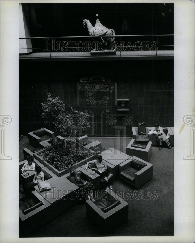 1980 Press Photo K-Mart complex main lobby - Historic Images