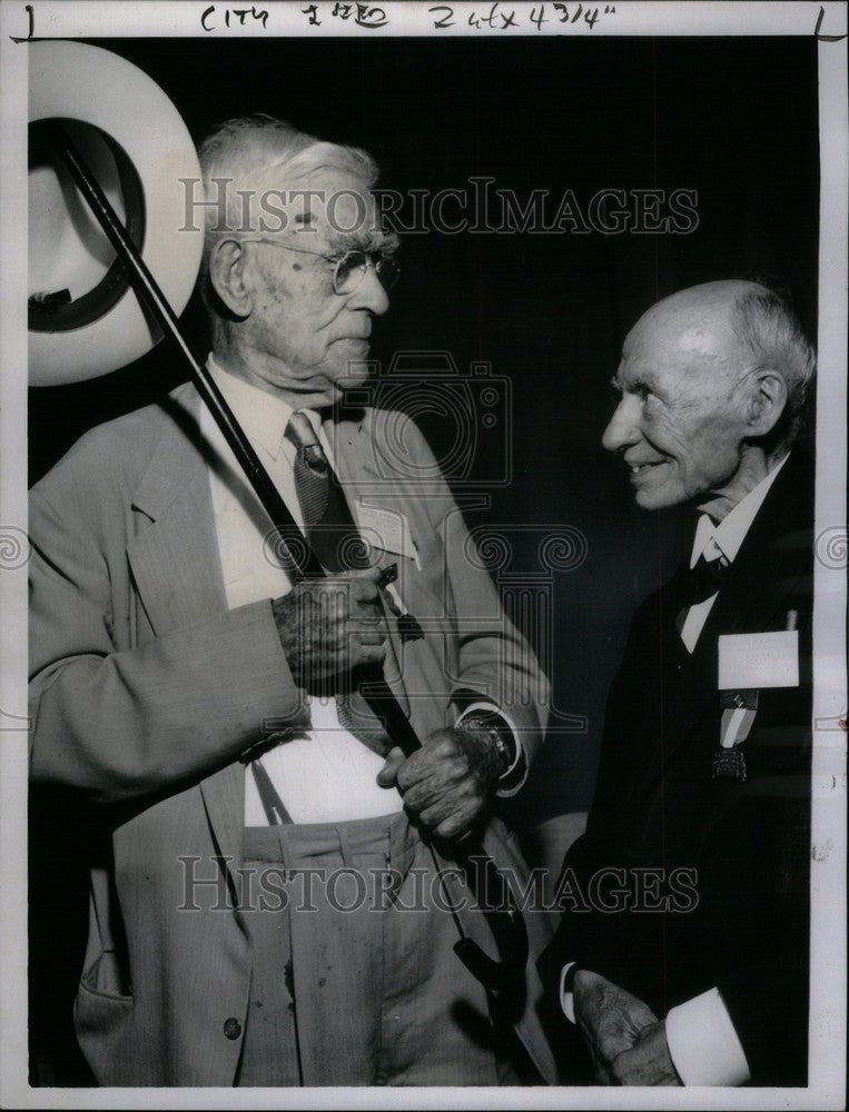 1956 Press Photo Joe Scott Joe Olivier Knights Colombus - Historic Images