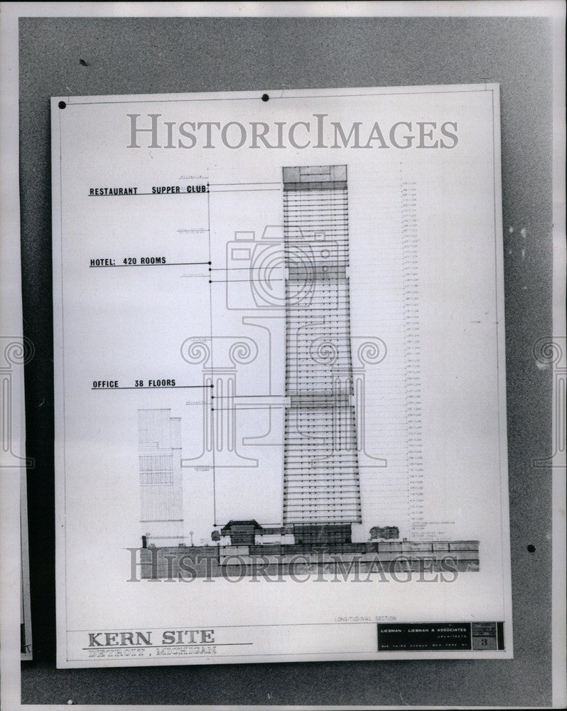 1969 Press Photo Kern Block - Historic Images