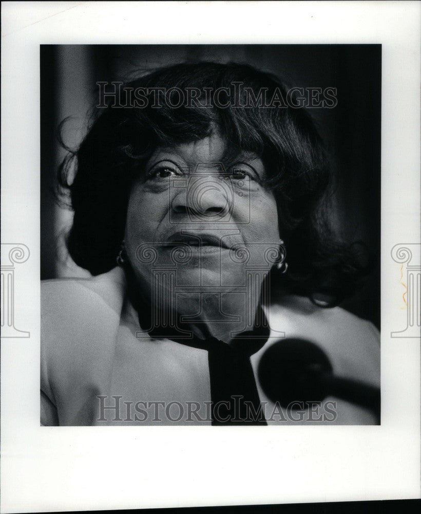 1983 Press Photo Betty C. Lackey NAACP Detroit - Historic Images