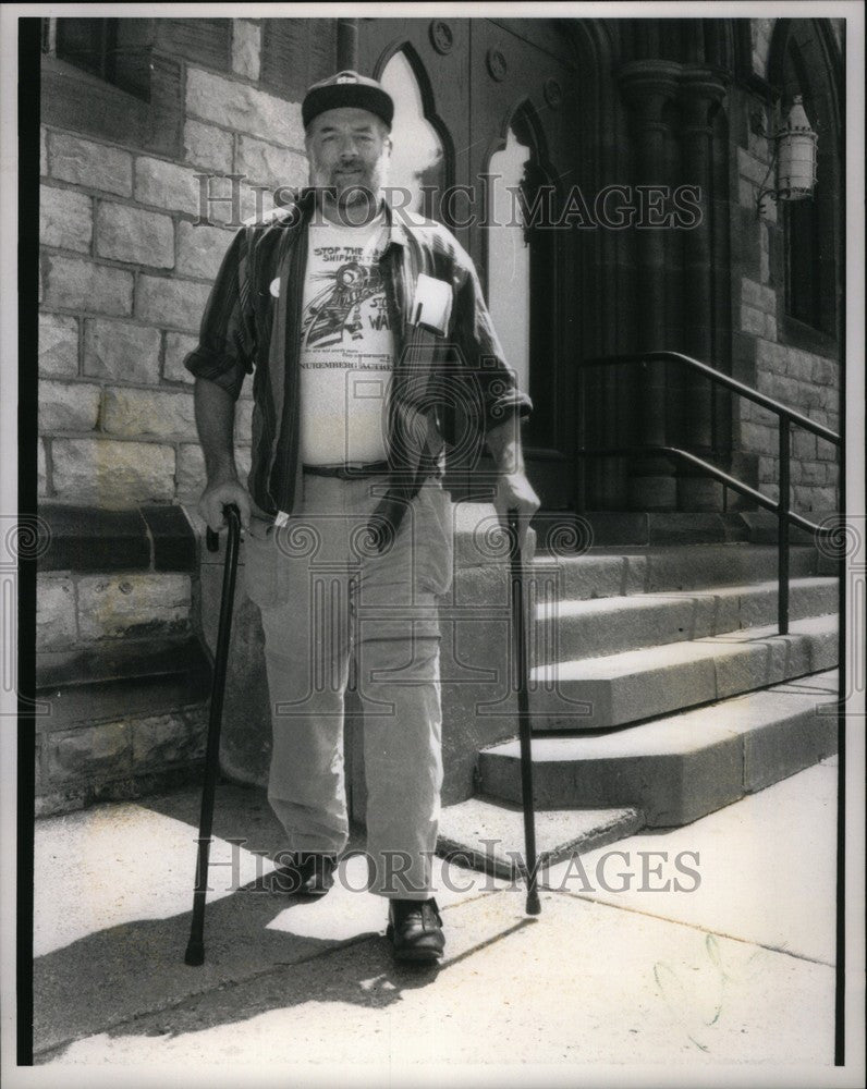 1988 Press Photo Brian Willson - Historic Images