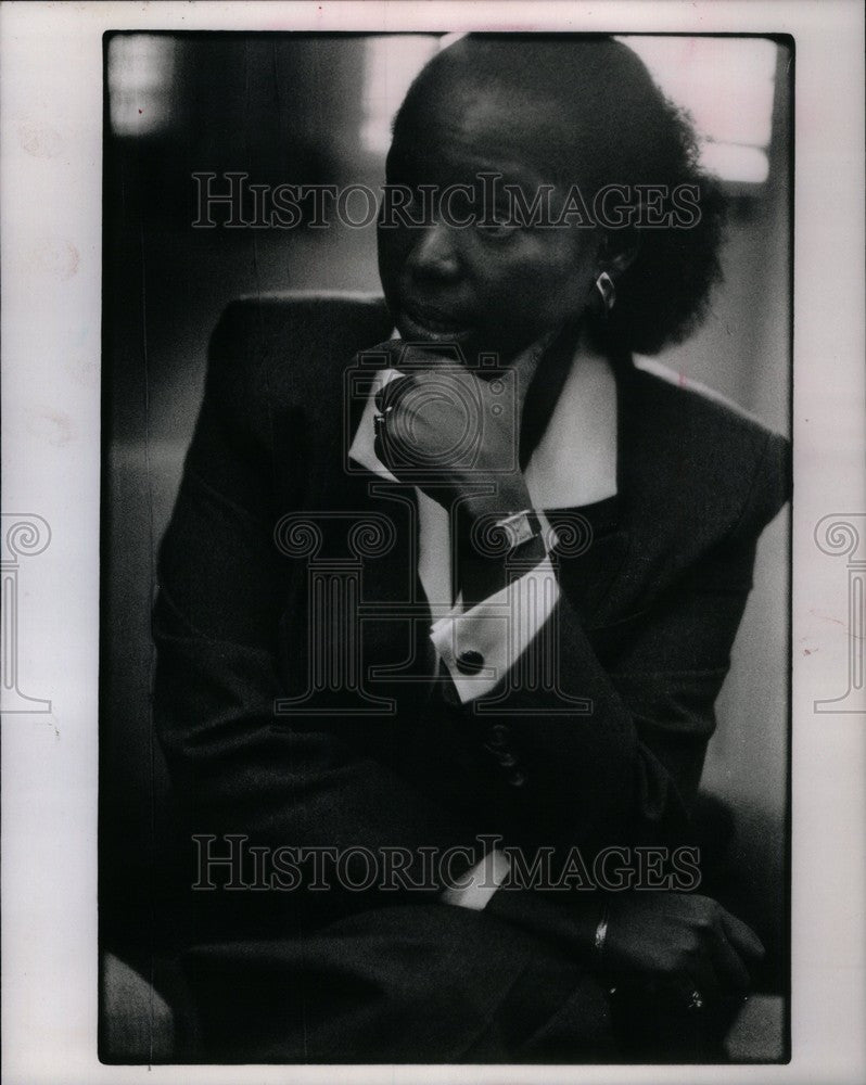 1988 Press Photo Blenda Wilson University Of Michigan - Historic Images