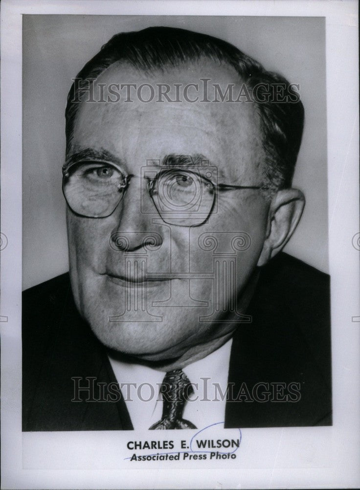 1952 Press Photo Charles E. Wilson - Historic Images