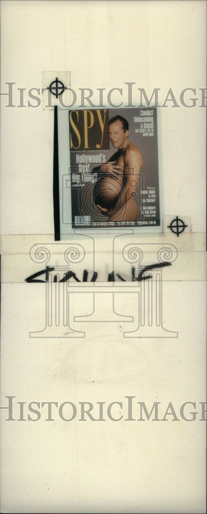 1991 Press Photo Bruce Willis - Historic Images