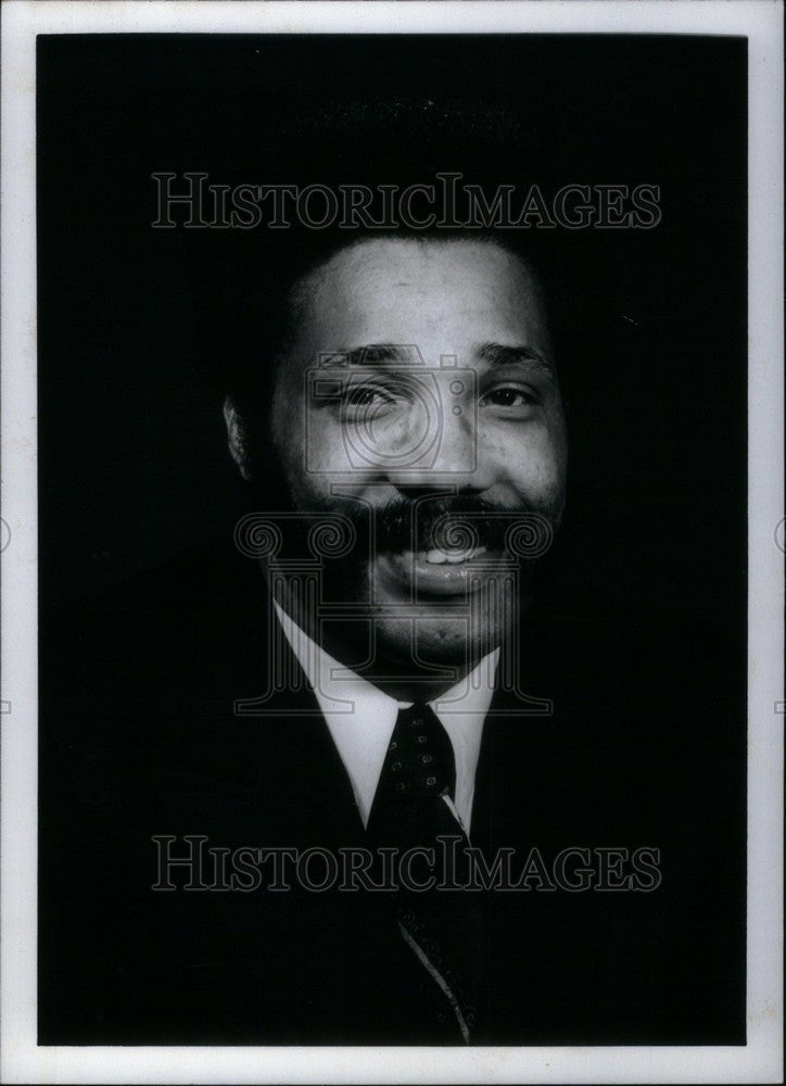 1970 Press Photo Wallace T. Wiliams Wayne State Dean - Historic Images