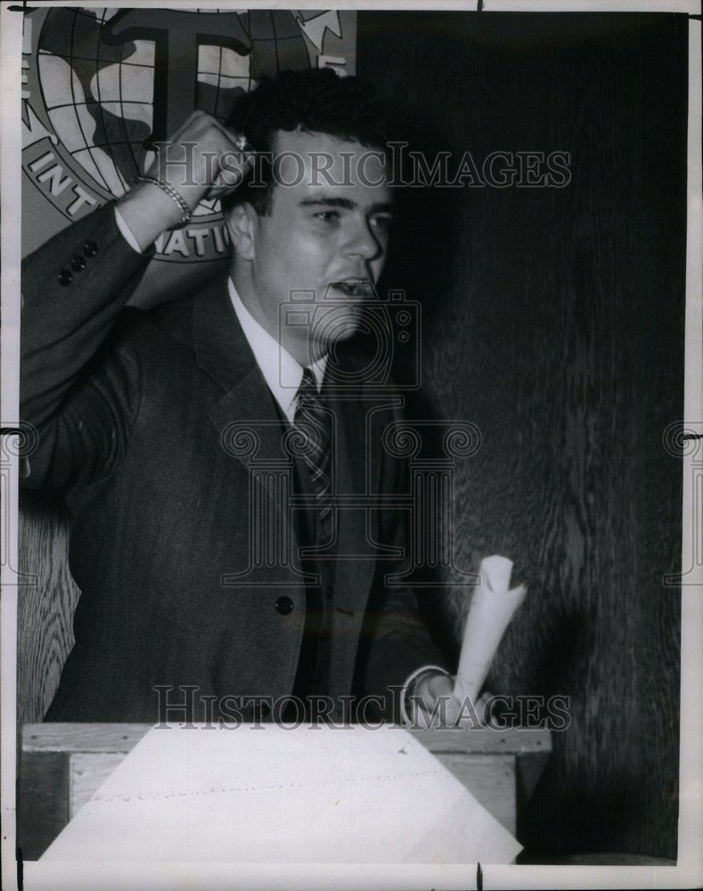 1948 Press Photo Richard Williams Brother Governor - Historic Images