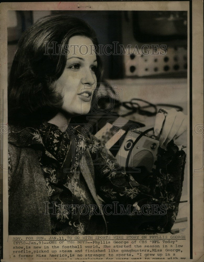 1978 Press Photo Phyllis George Miss America - Historic Images