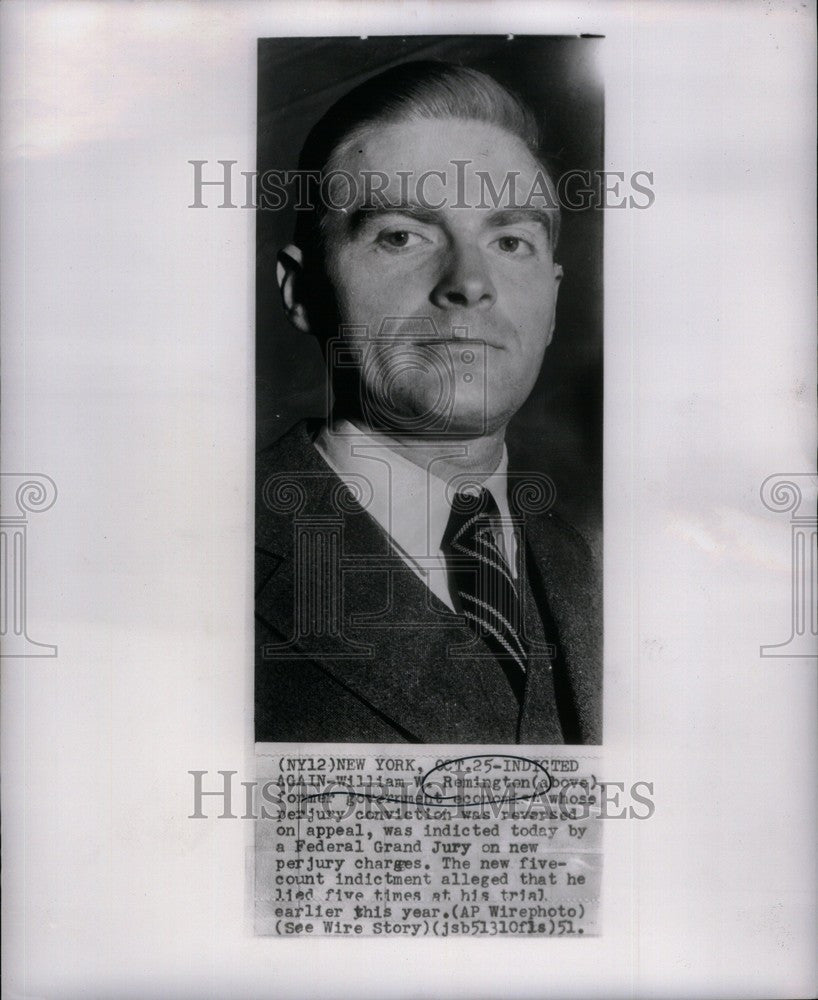 1951 Press Photo William W. Remington - Historic Images