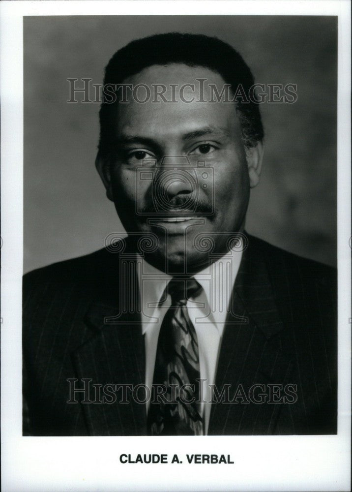 Press Photo Claude A. Verbal - General Motors - Historic Images