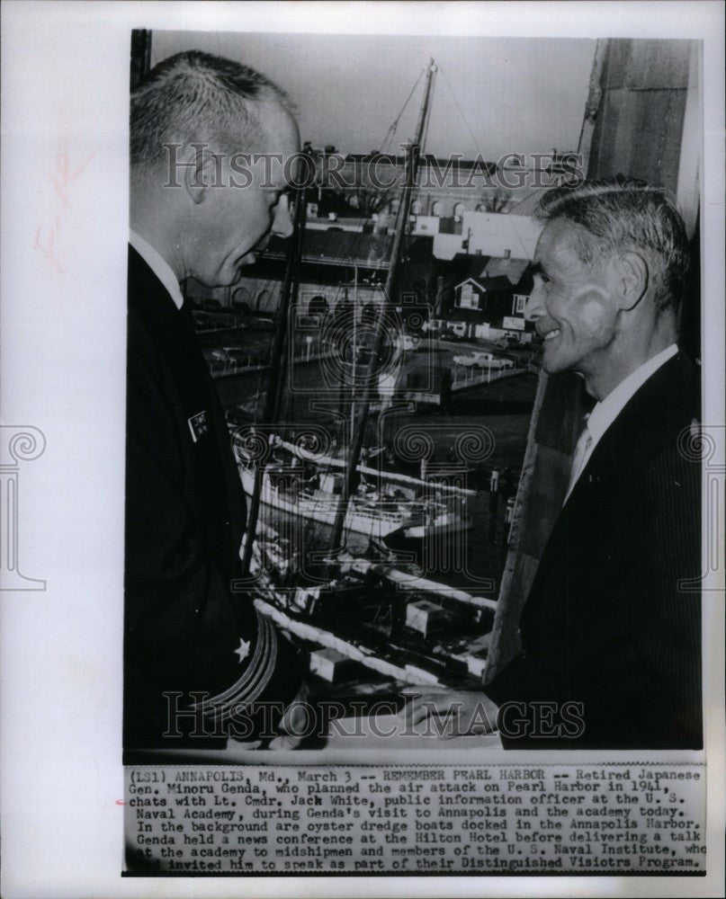 1969 Press Photo Pearl Harbor Minoru Genda Jack White - Historic Images