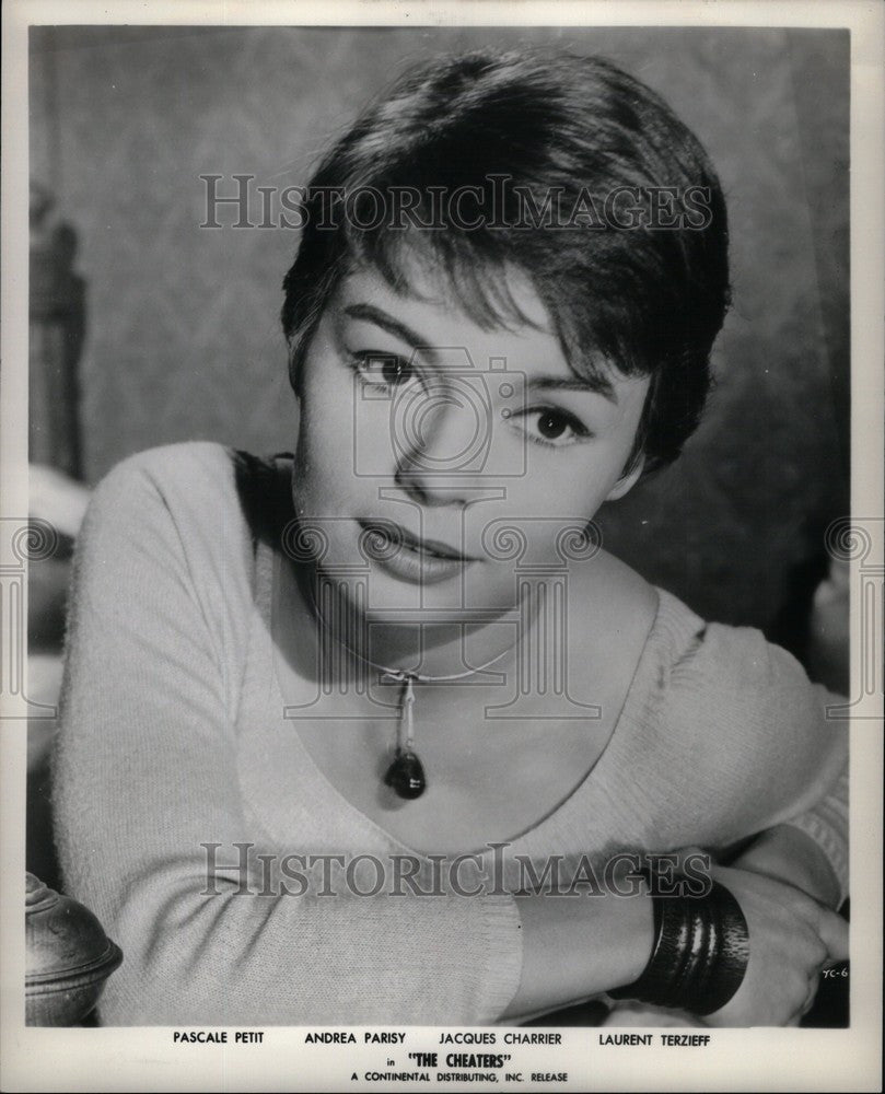 1961 Press Photo Pascale Petit poet - Historic Images