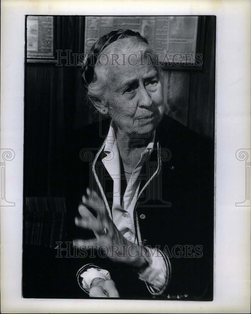 1980 Press Photo Esther  Peterson  consumer advocate. - Historic Images