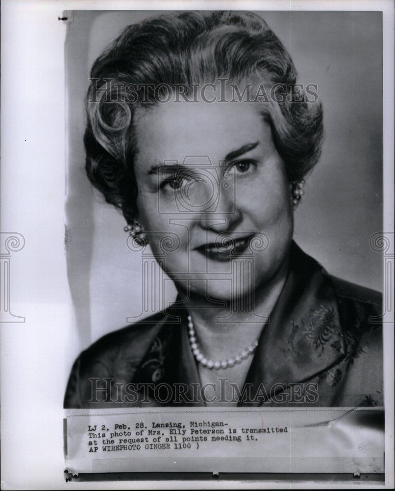 1964 Press Photo Elle Peterson, Republican Party - Historic Images