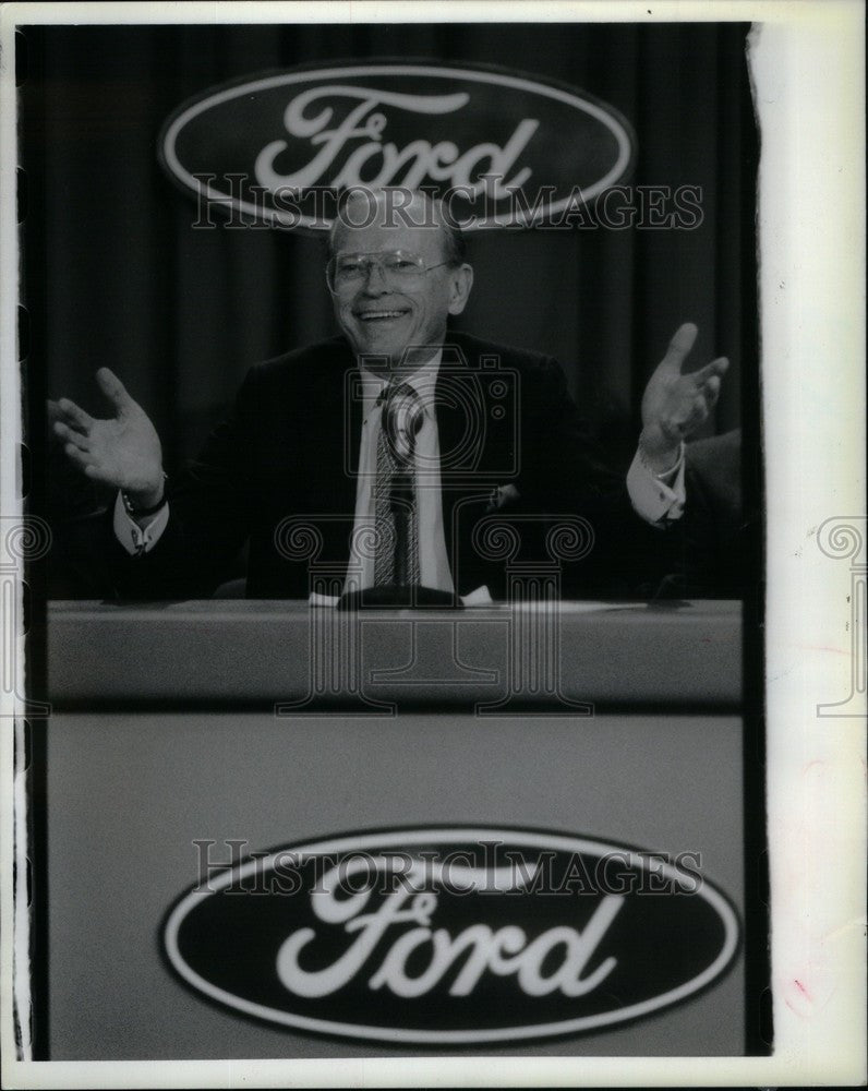 1989 Press Photo Ford Senior Management - Historic Images