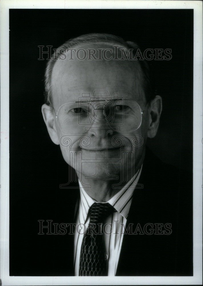 1989 Press Photo Donald E. Petersen Ford Motor Company - Historic Images