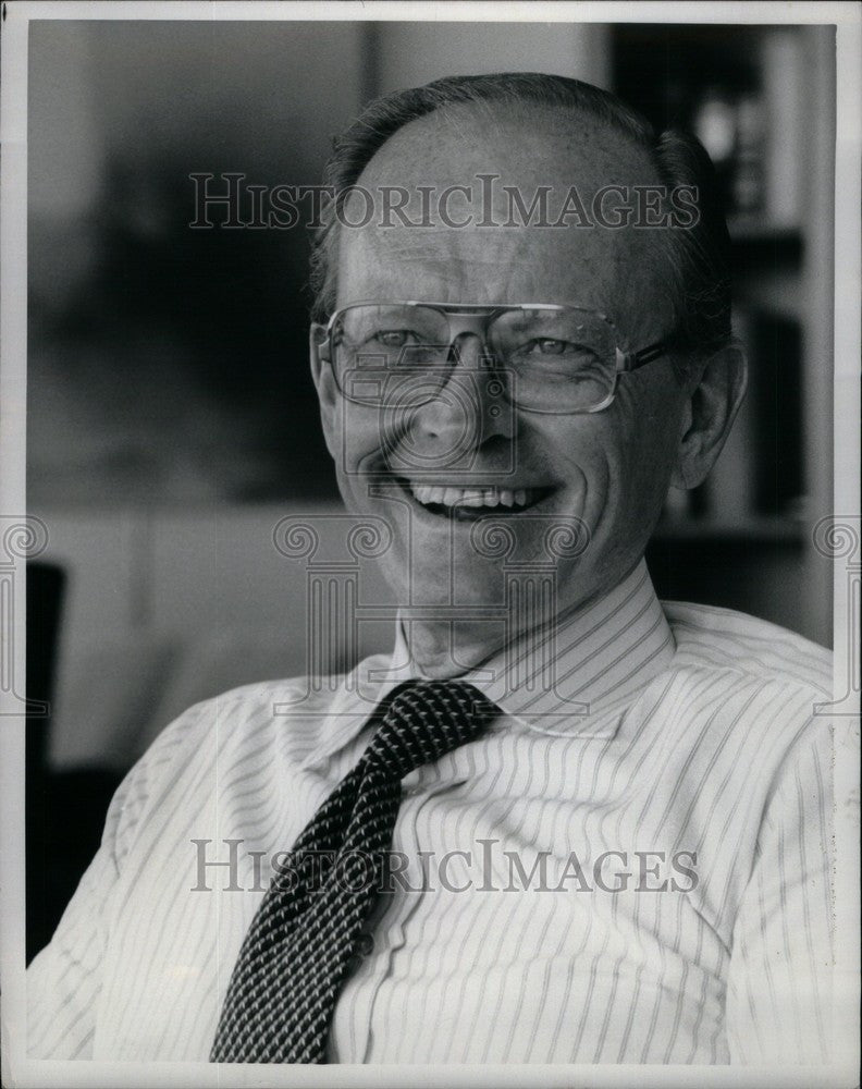 1981 Press Photo Donald Petersen Ford Motor Company - Historic Images